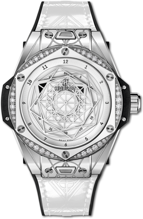 Hublot Big Bang One Click Sang Bleu Steel White Diamonds 465.SS.2027.VR.1204.MXM19