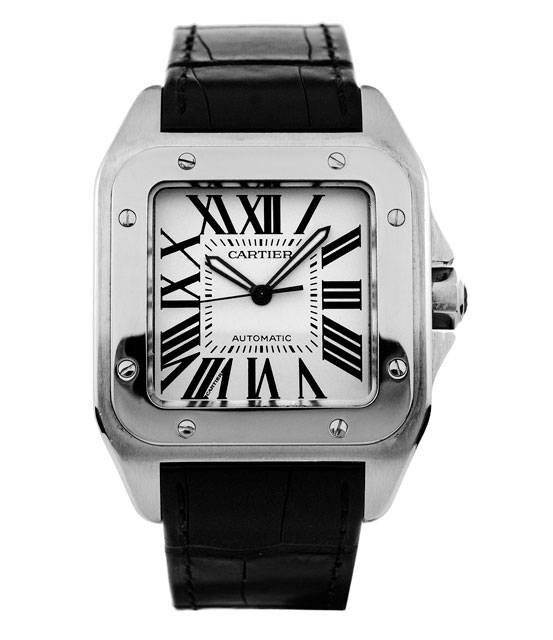 de Cartier Santos 100 Watch W20073X8 