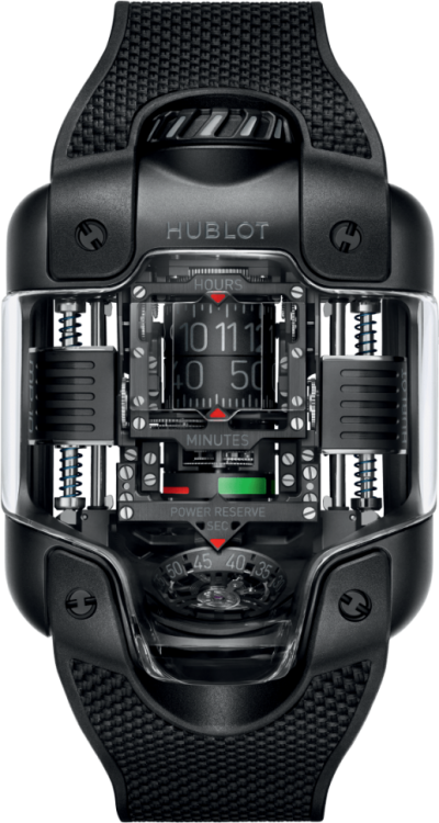 Hublot Exceptional Timepieces MP-10 Tourbillon Weight Energy System All Black 910.CX.0000.RX