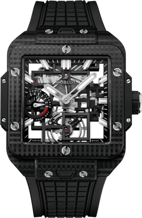 Hublot Square Bang Tourbillon 4-Day Power Reserve 3D Carbon 805.QD.0170.RX