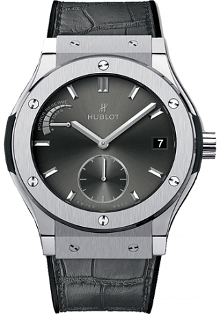 Hublot Classic Fusion Power Reserve Titanium Racing Grey 45mm 516.NX.7070.LR