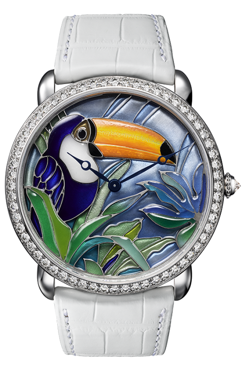 Creative Jeweled Ronde Louis Cartier Watch HPI00701