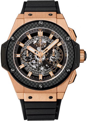 Hublot King Power Unico Gold Carbon 48 701.OQ.0180.RX