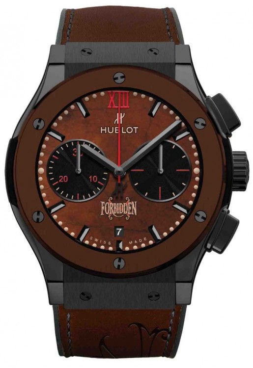 Hublot Classic Fusion Chronograph Black Brown Ceramic 521.CC.0589.VR.OPX14