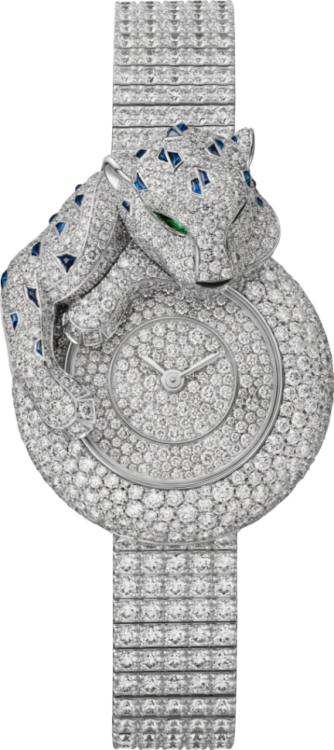 Cartier With Menagerie Motif Panthere Songeuse Watch HPI01438