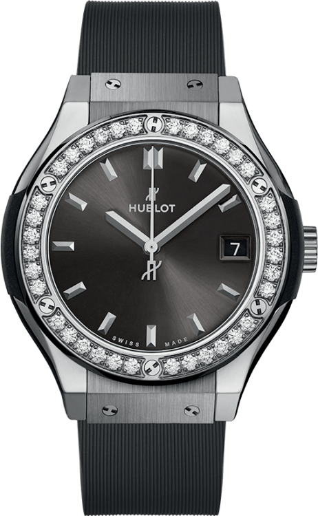 Hublot Classic Fusion Racing Grey Titanium Diamonds 581.NX.7071.RX.1104