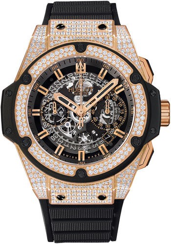 Hublot King Power Unico Gold Pav 48 701.OX.0180.RX.1704