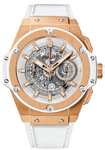 Hublot King Power Unico Gold White 48 701.OE.0128.GR