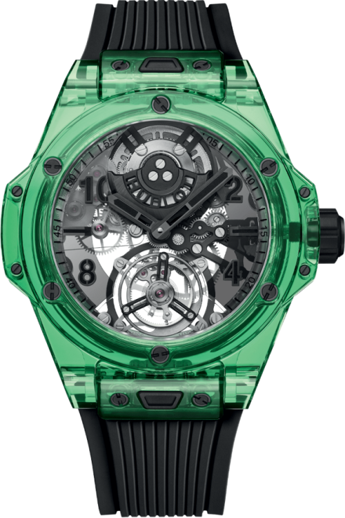 Hublot Big Bang Tourbillon Automatic Green Saxem 429.JG.0110.RT