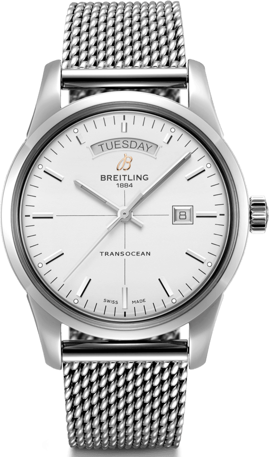 breitling transocean day date black