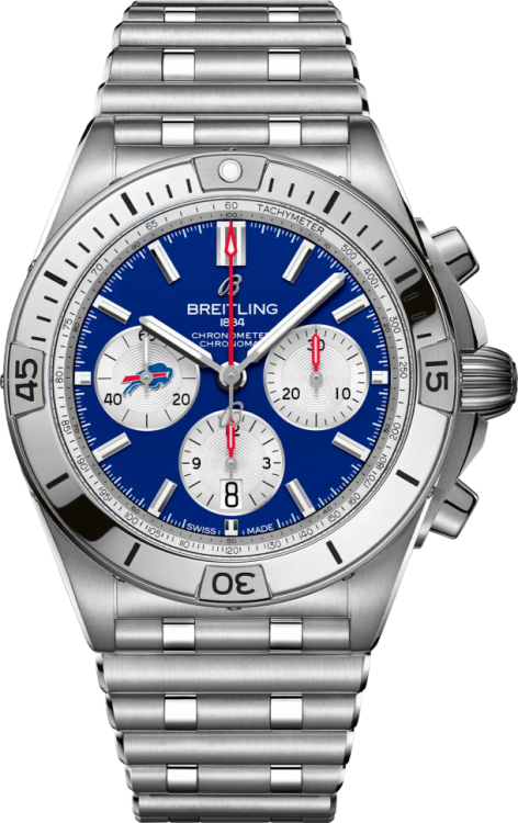 Breitling Chronomat B01 42 NFL Buffalo Bills Edition AB01342B1C3A1