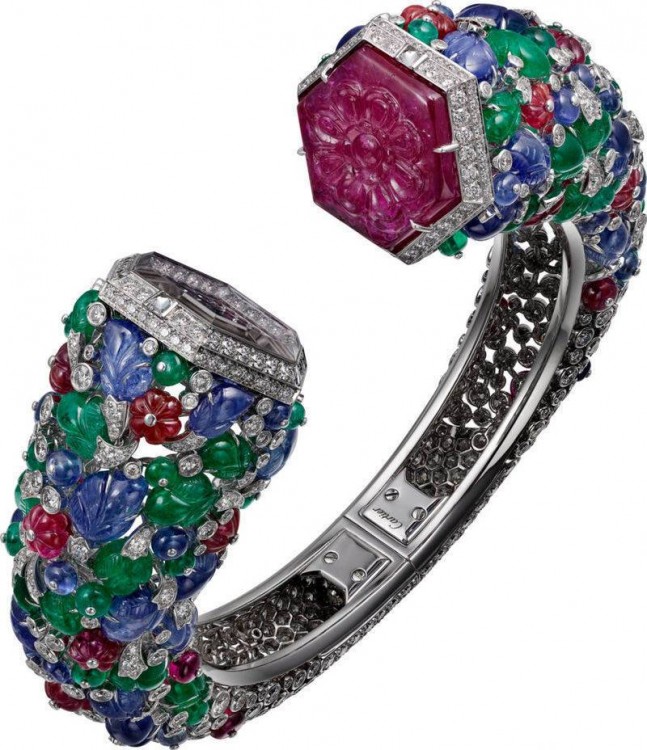 Cartier Creative Jeweled High Jewellery Tutti Frutti Toi & Moi Watch HPI00977
