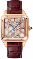 Cartier Santos-Dumont Skeleton Watch With Micro-Rotor WHSA0030