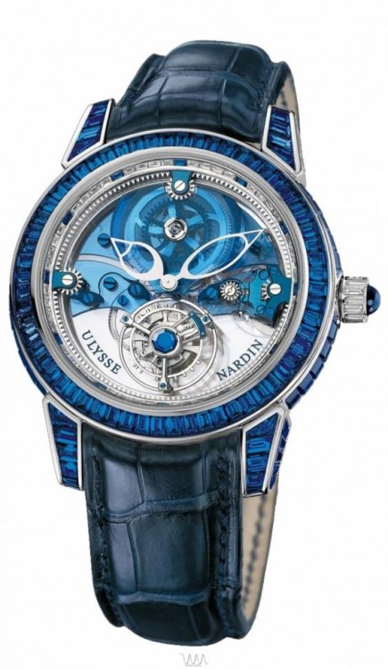 Ulysse Nardin Exceptional Royal Blue Tourbillon Haute Joaillerie 799-98BAG