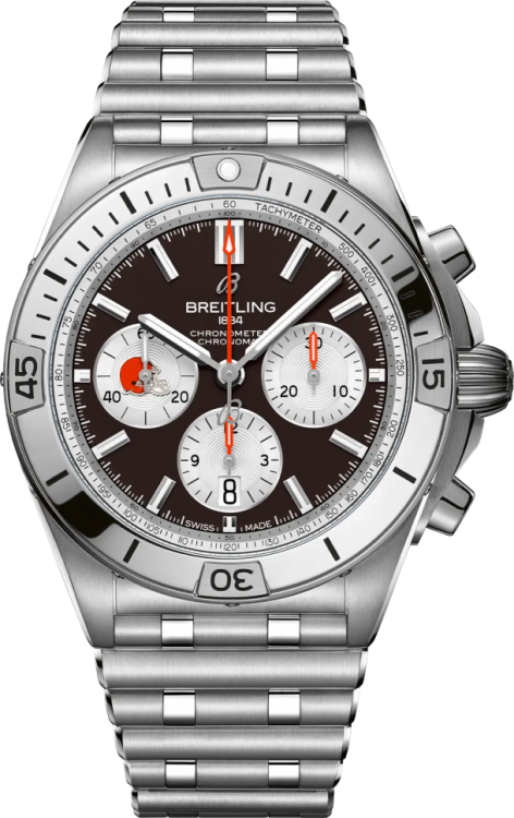 Breitling Chronomat B01 42 NFL Cleveland Browns Edition AB01342B1B6A1