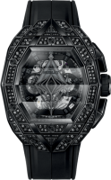 Hublot Spirit of Big Bang Sang Bleu All Black Pave 648.CX.0114.RX.1600.MXM24