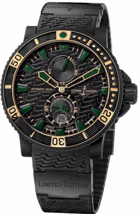 Ulysse Nardin Marine Diver Black Sea / Blue Sea 263-92LE-3C/928-RG