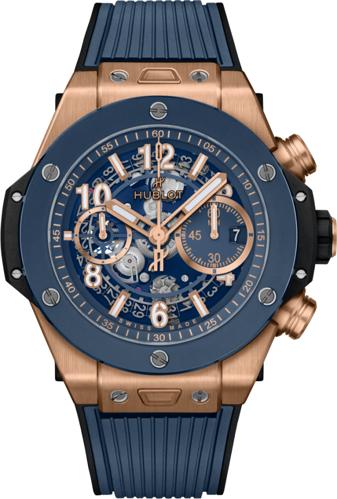 Hublot Big Bang Unico King Gold Blue Ceramic 421.OL.5180.RX