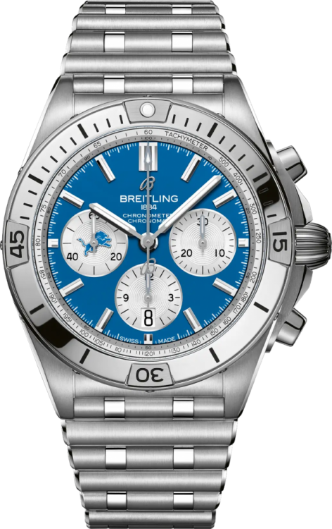 Breitling Chronomat B01 42 NFL Detroit Lions Edition AB01342B1CCA1