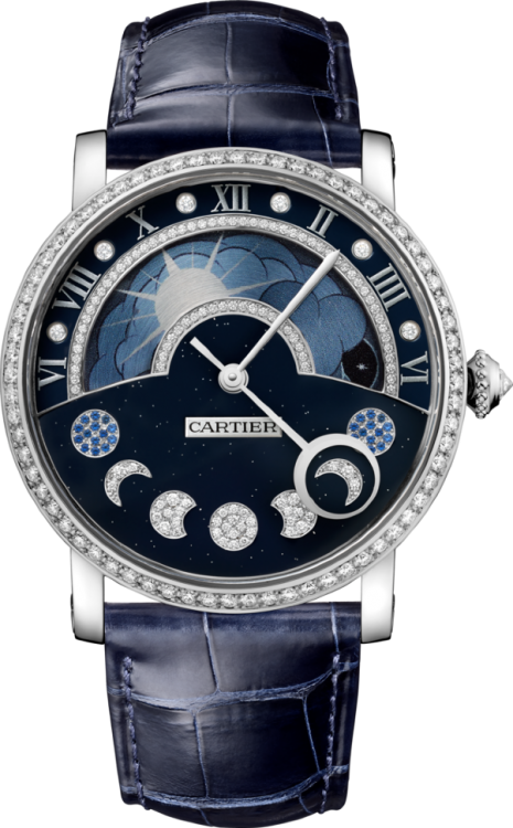 Rotonde De Cartier Day & Night Moon Phase Watch HPI01009