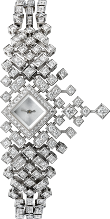Cartier Creative Jeweled High Jewellery Visible Hour Watch HPI00533