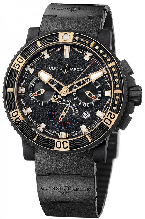 Ulysse Nardin Marine Diver Black Sea Chronograph 353-90-3D