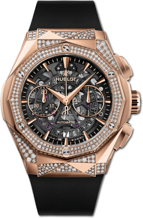 Hublot Classic Fusion Chronograph Orlinski King Gold Alternative Pave 525.OX.0180.RX.1804.ORL19