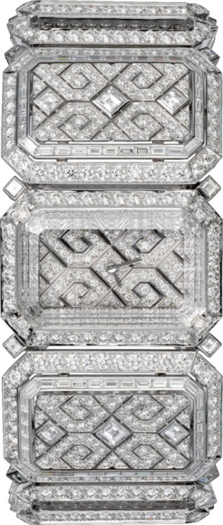 Cartier Creative Jeweled High Jewellery Visible Hour Watch HPI00541