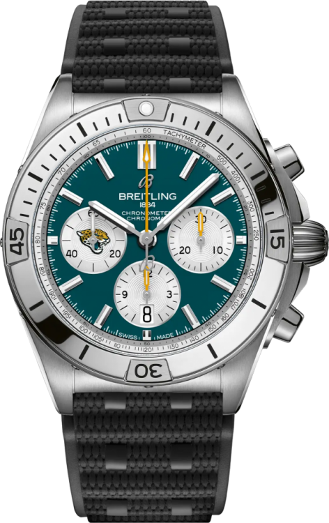 Breitling Chronomat B01 42 NFL Jacksonville Jaguars Edition AB01342B1L3S1