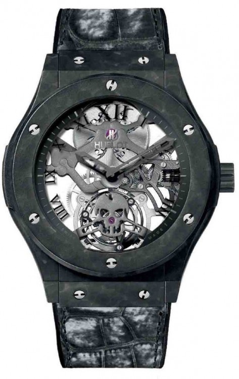 Hublot Classic Fusion Skull Tourbillon Black 45 505.UC.0140.LR.SKULL