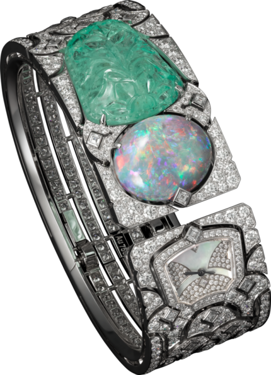 Cartier Creative Jeweled High Jewellery Visible Hour Watch HPI00628
