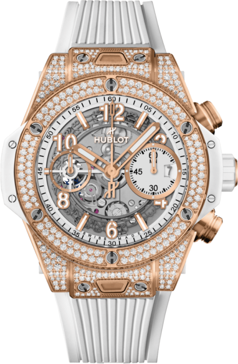Hublot Big Bang Unico King Gold White Pave 441.OE.2011.RW.1704