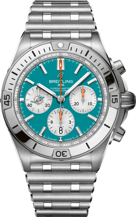 Breitling Chronomat B01 42 NFL Miami Dolphins Edition AB01342B1L2A1