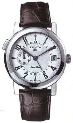 Zenith Port Royal Round Elite Dual Time 01.0451.682/02.C491