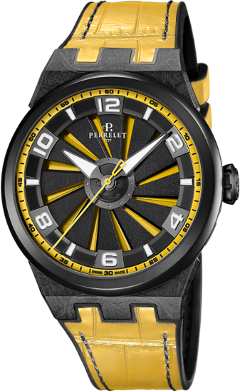 Perrelet Turbine Carbon Yellow A4065/7