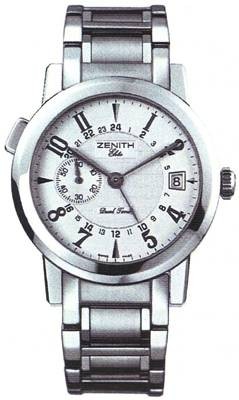 Zenith Port Royal Round Elite Dual Time 02.0451.682/02.M451