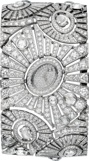 Cartier Creative Jeweled High Jewellery Visible Hour Watch HPI00676
