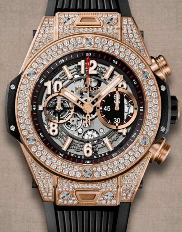 Hublot Big Bang Unico King Gold Pave 411.OX.11180.RX.1704