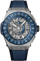 Hublot One Big Bang Unico Gmt Titanium Blue Ceramic 45 mm 471.NL.7112.RX