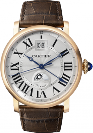 Rotonde de Cartier Large Date Second Time-Zone Watch W1556220