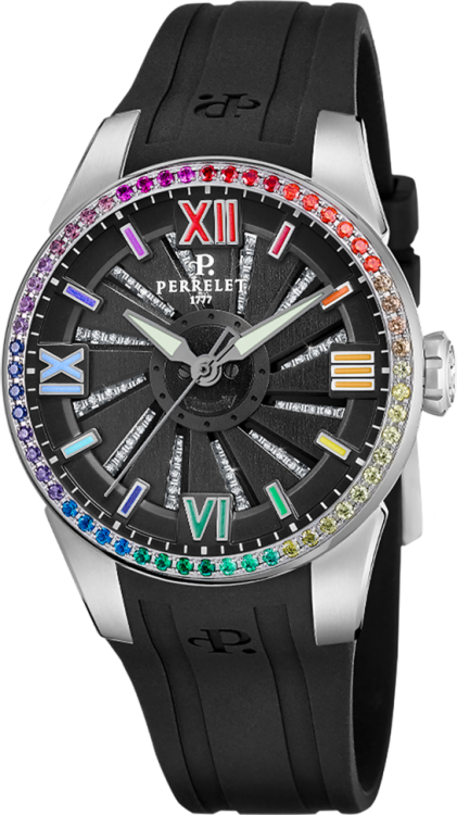 Perrelet Turbine Lady Aurora Womens Black A4069/8