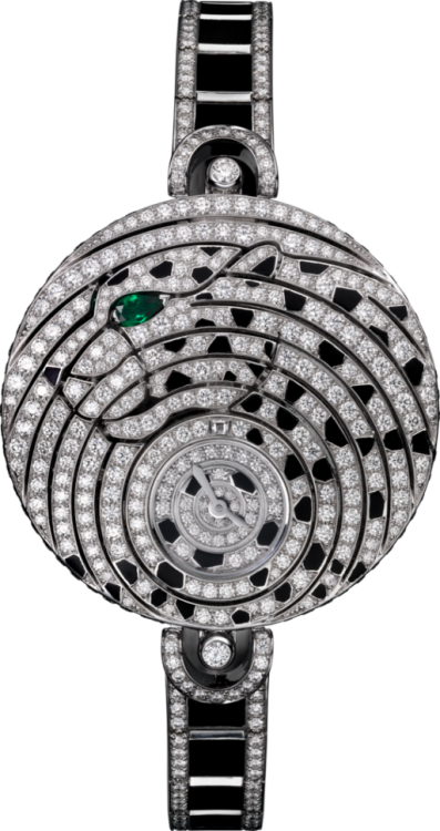 Cartier Creative Jeweled High Jewellery Visible Hour Watch HPI00956