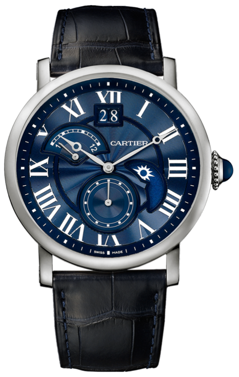 Rotonde de Cartier Watch Large Date Retrograde Second Time Zone And Day/Night Indicator W1556241