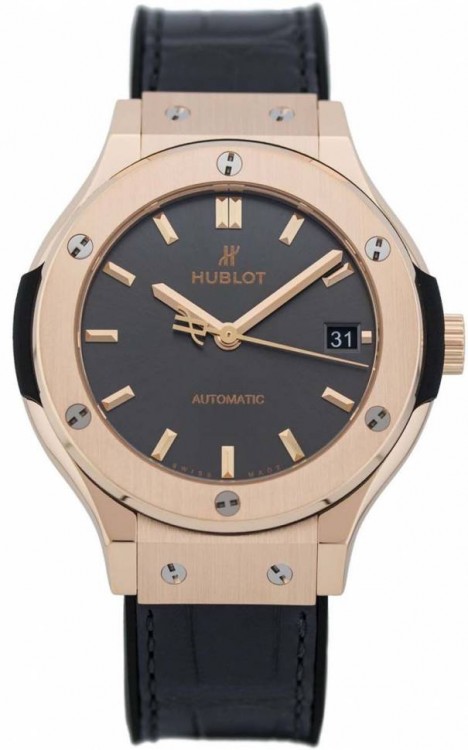 Hublot Classic Fusion King Gold Grey Diamonds 33 mm 581.OX.7081.LR.1104