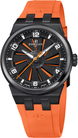 Perrelet Turbine Titanium 41 Orange A4067/3