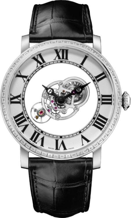 Rotonde de Cartier Rotonde Astromysterieux Watch With Baguette-Cut Stones HPI01071