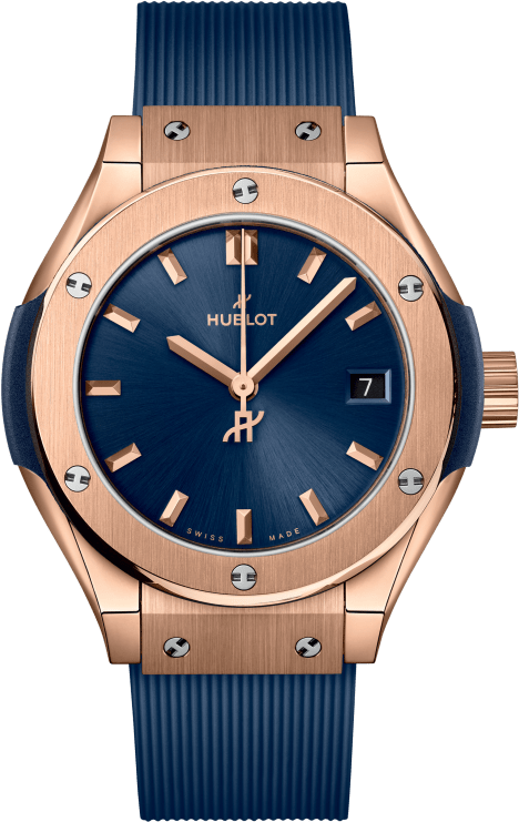 Hublot Classic Fusion King Gold Blue 591.OX.7180.RX