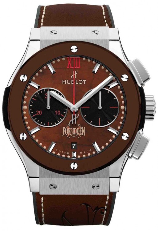 Hublot Classic Fusion Chronograph Titanium Brown Ceramic 521.NC.0589.VR.OPX14