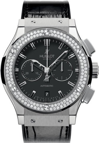 Hublot Classic Fusion Chronograph Titanium Diamonds 42 541.NX.1170.LR.1104