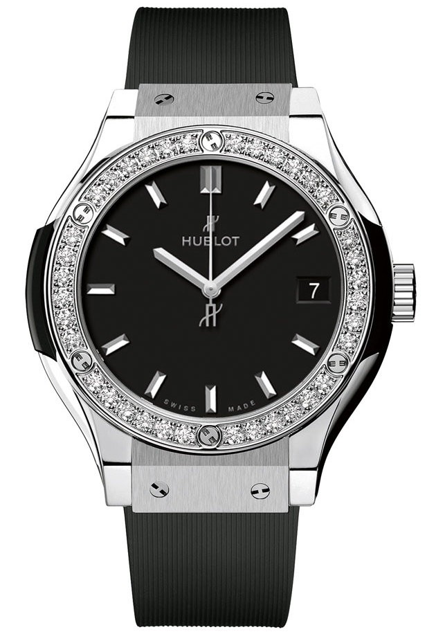 Hublot Classic Fusion Titanium Diamonds 33 581.NX.1171.RX.1104 Spirit.Watch